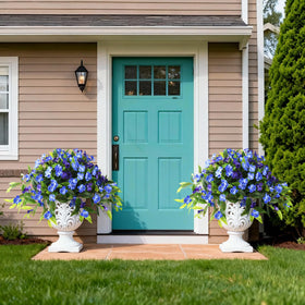 Hommyea outdoor impatiens bunches presenting a natural look for porches