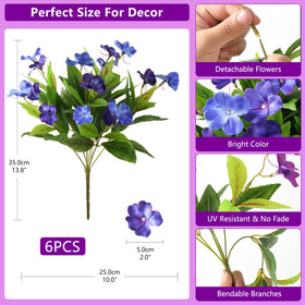 Hommyea UV-resistant faux flowers stay vibrant in sun and rain