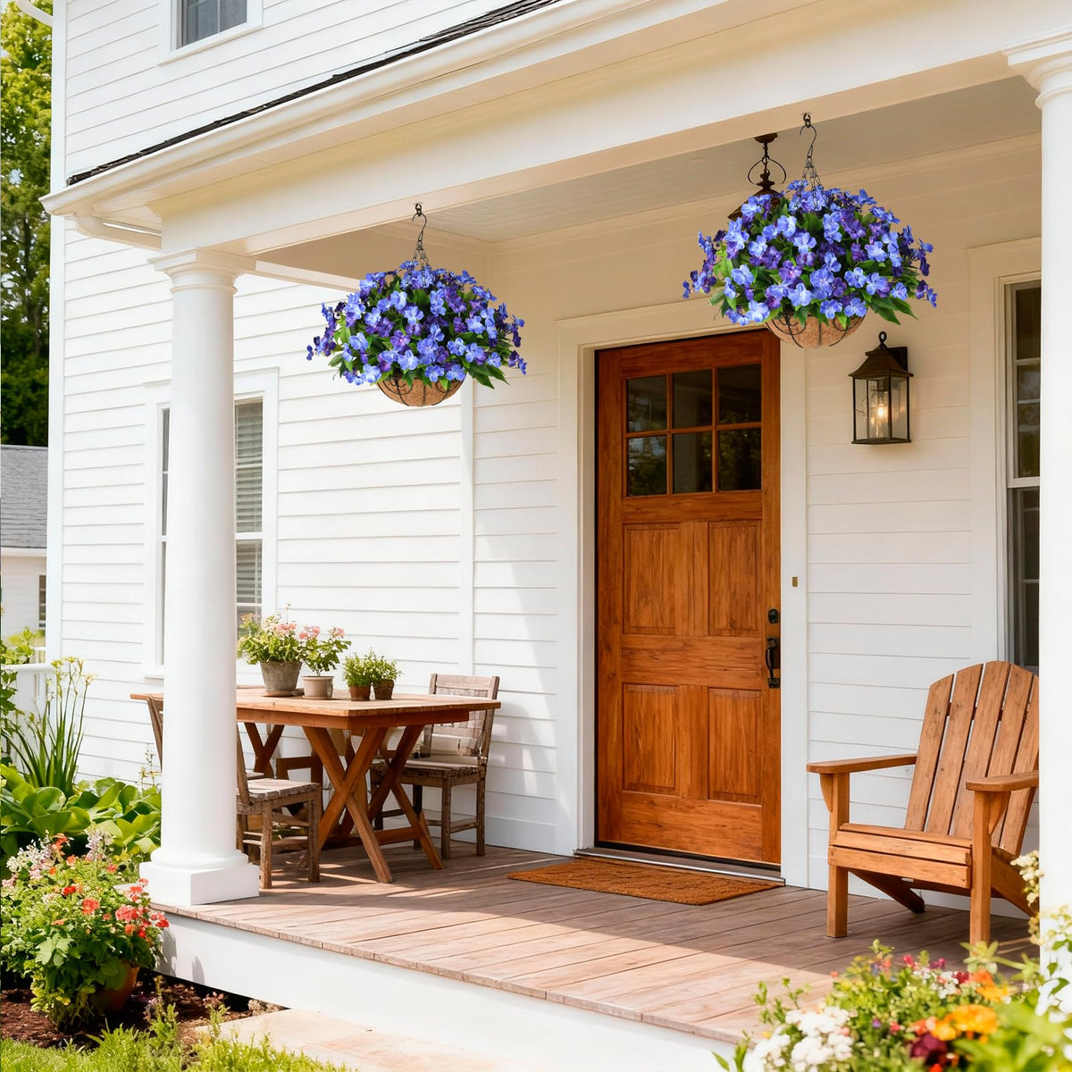 Hommyea weatherproof fake flowers designed for year-round display
