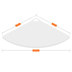 Homode 12-inch depth shelves maximize wall space for decor and media devices.