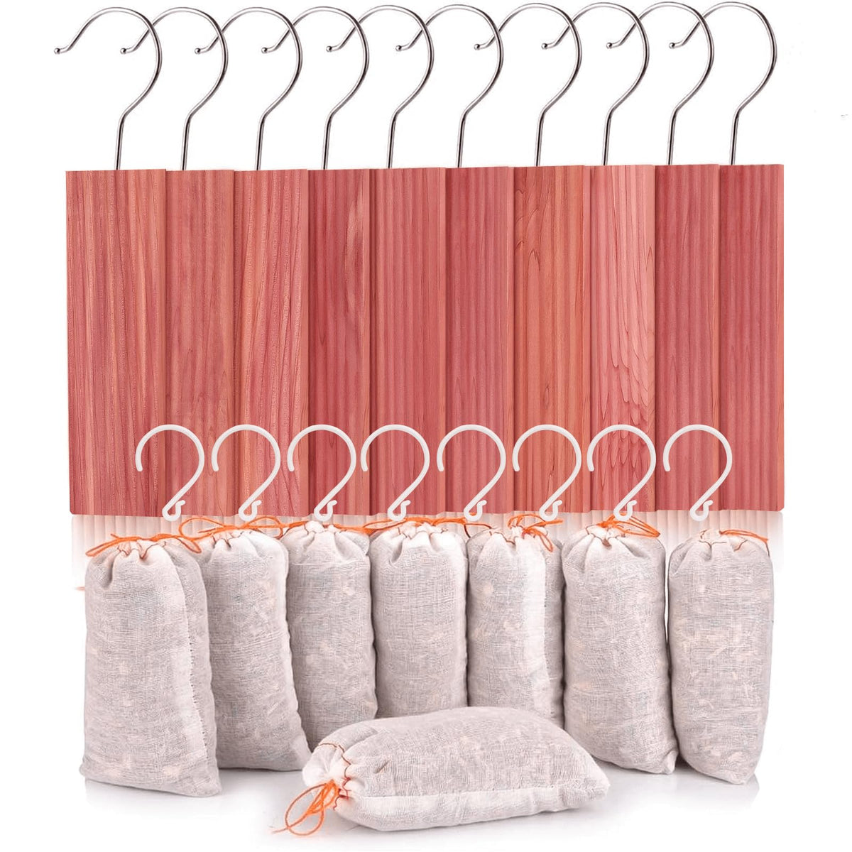 Homode cedar blocks collection showcasing natural aroma for fresh wardrobes.