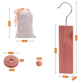 Homode cedar pack components ready to enhance storage organization
