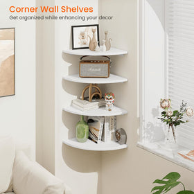 Homode cord hole shelves help tidy cables behind a TV stand.