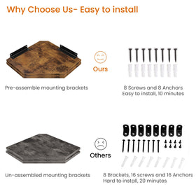 Homode includes mounting hardware and simple level mounting for quick setup.