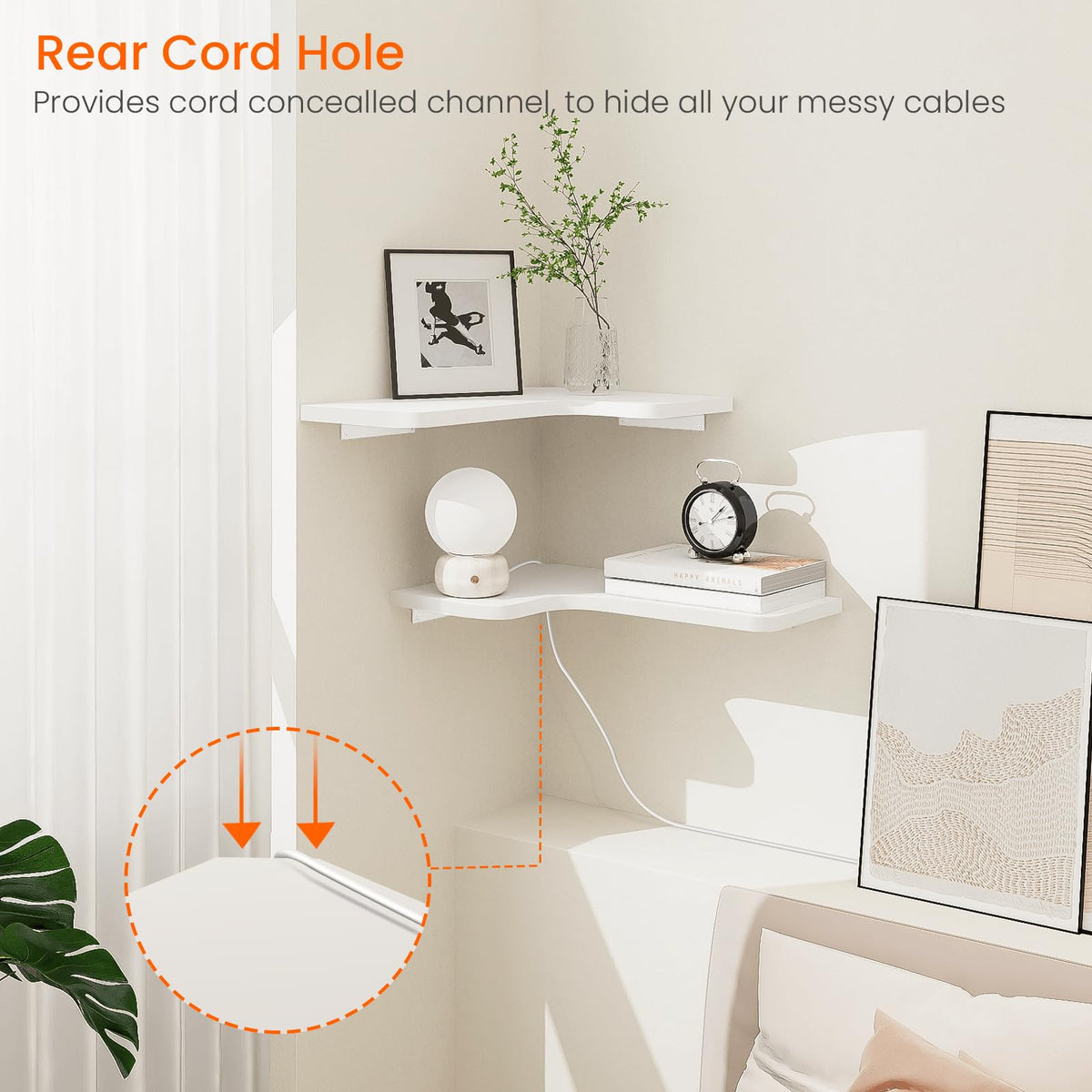 Homode wall brackets and mounting hardware for sturdy installation