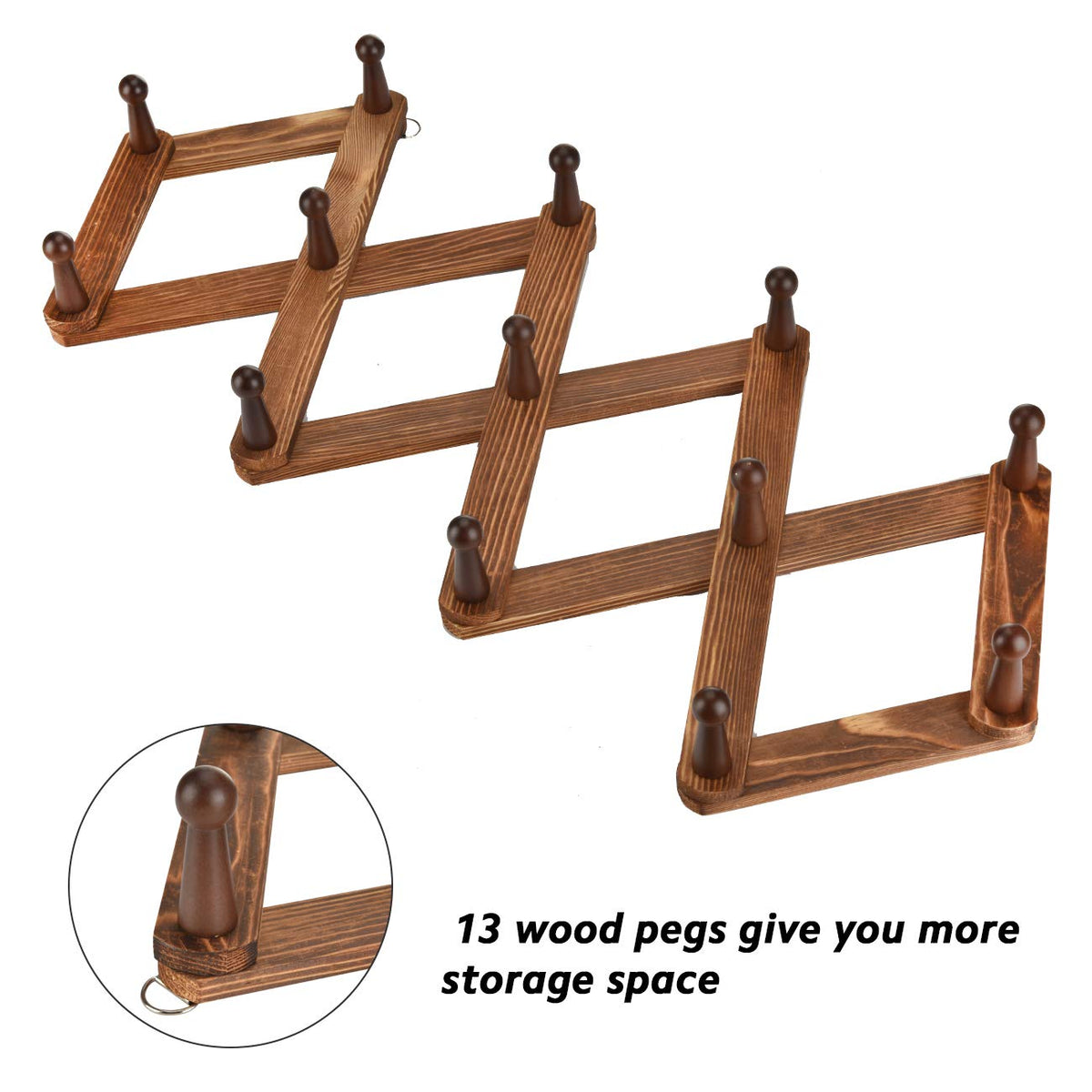 Homode entryway organizer installs easily on your wall.