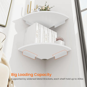 Homode floating shelves offer easy installation and versatile display options.