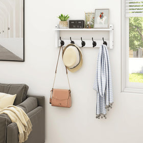 Homode hardware kit and pre-drilled holes expedite secure wall mounting.