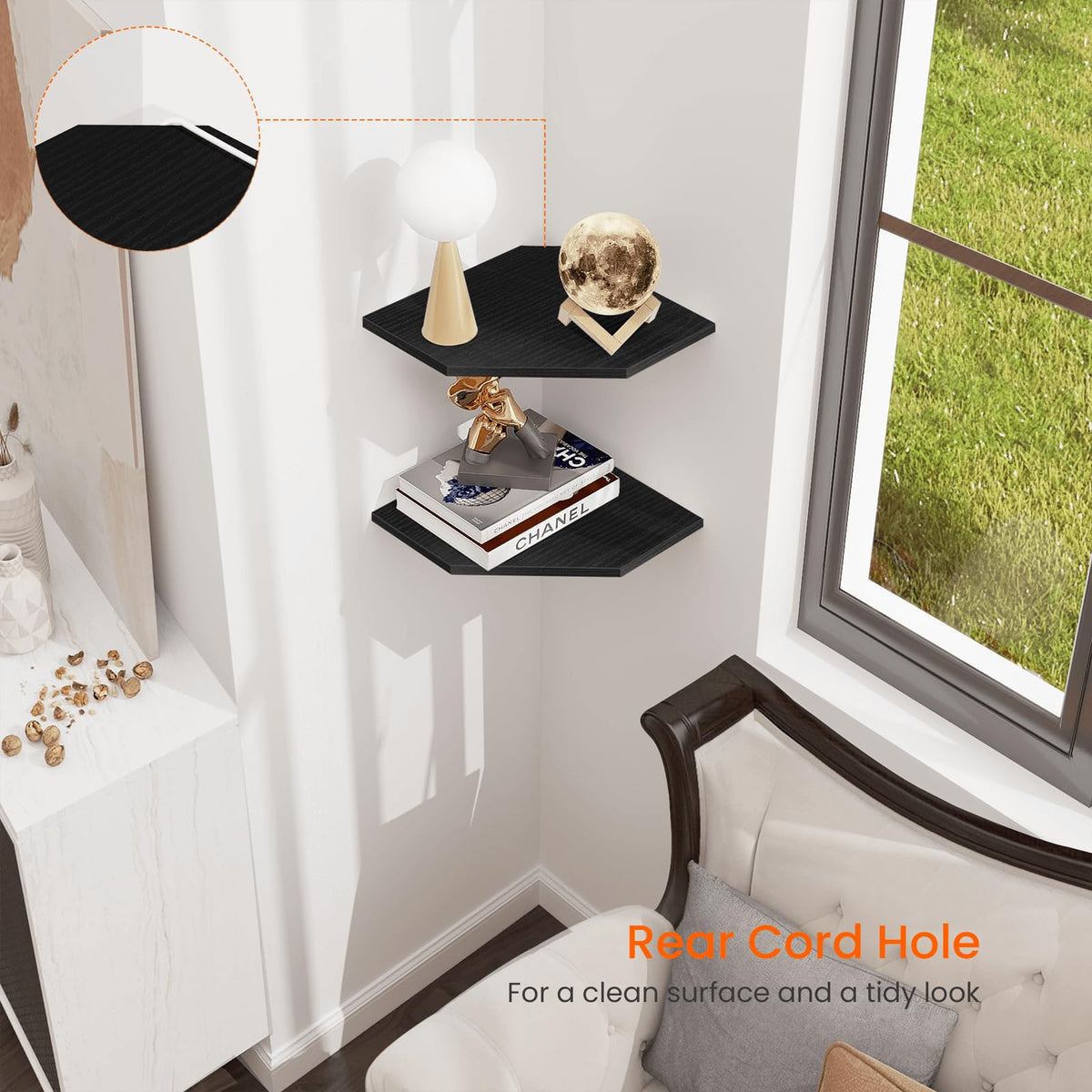 Homode installation hardware included for easy mounting.