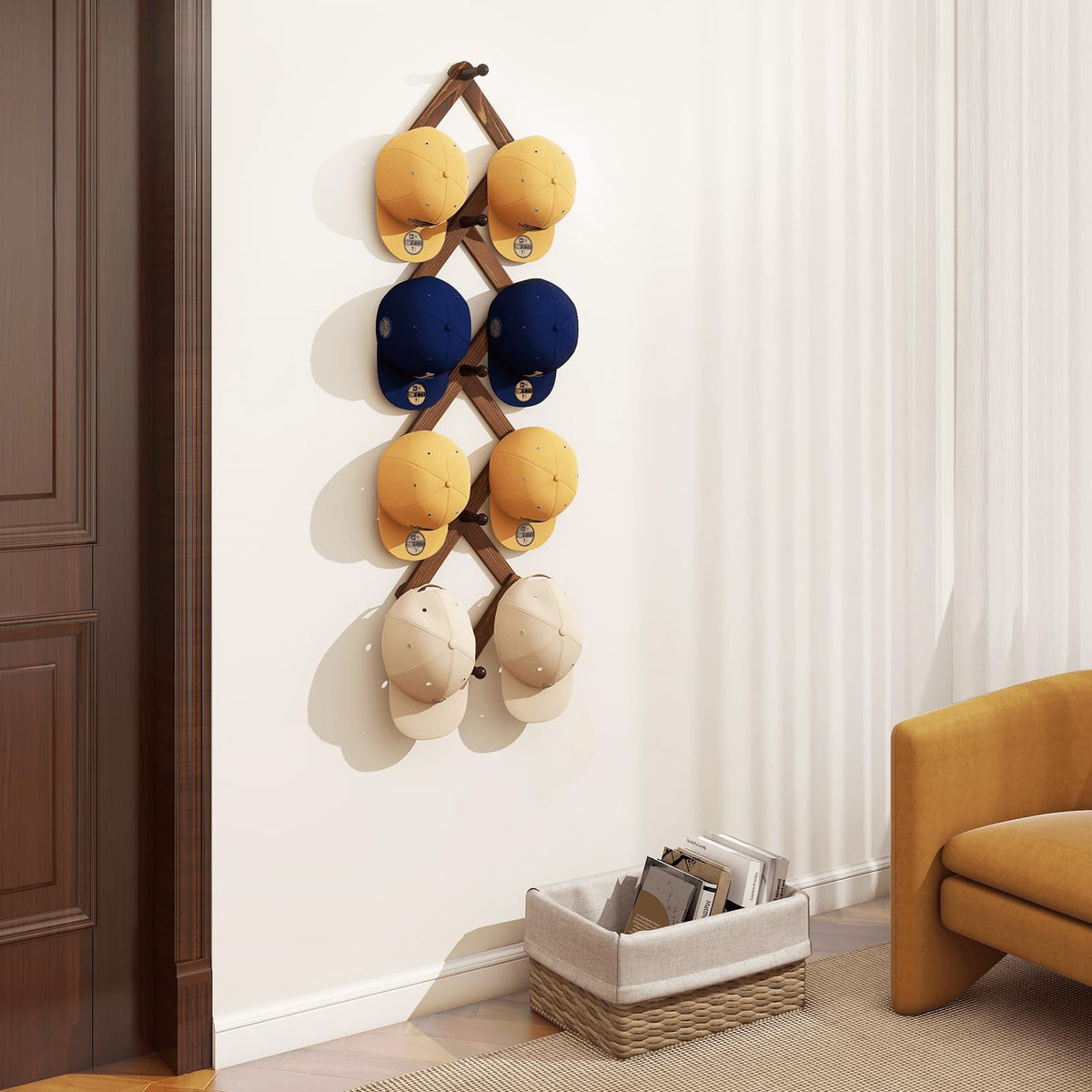 Homode wall hanger back mounting enables flexible placement.
