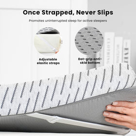 HOMRELEXA Machine-washable cover feature highlights easy cleaning and freshness.