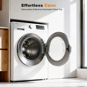 HOMRELEXA machine-washable cover enabling easy cleaning and freshness
