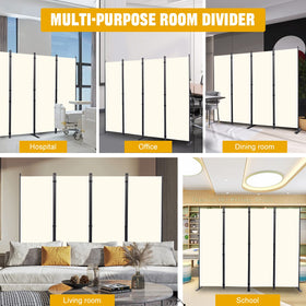 HOMSCREENER 240g polyester fabric provides privacy with wrinkle and water resistance.