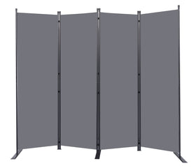 HOMSCREENER 4-panel folding room divider for quick, flexible space separation.