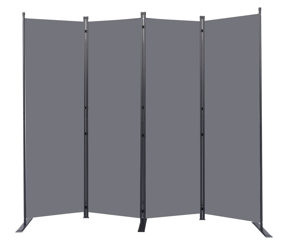 HOMSCREENER 4-panel folding room divider for quick, flexible space separation.