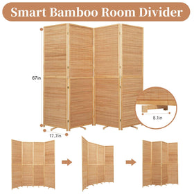 HOMSCREENER room divider as a decorative element that softens a room's layout.
