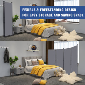 HOMSCREENER folding panels save space and simplify storage.