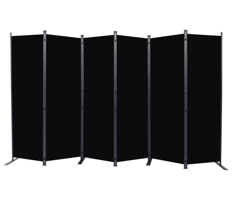 HOMSCREENER room divider 6ft assembly demonstrates a stable freestanding privacy setup.