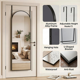 Homsion adjustable door hooks for standard doors