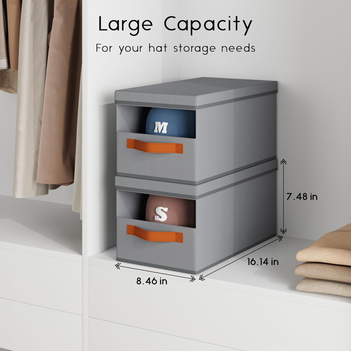 Homsorout baseball cap storage with clear window offers quick visual access to your collection