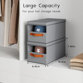 Homsorout baseball cap storage with clear window offers quick visual access to your collection