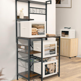 Homsorout beige storage bins fitting neutral decor