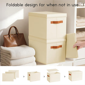 Homsorout bins with handles offer easy carry for busy rooms.