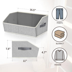 Homsorout bin placed in living room demonstrating versatile storage.