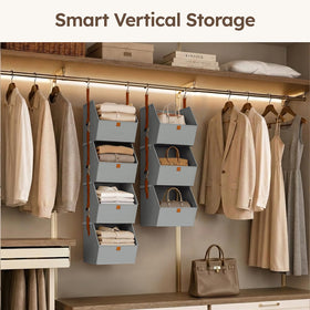 Homsorout detachable bins demonstrate modular storage you can zip together or separate.