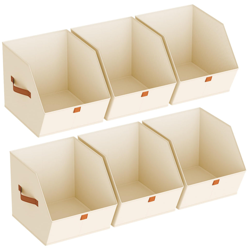 Homsorout fabric closet cubes front view for compact, organized storage