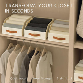 Homsorout fabric storage bins on shelf demonstrates visibility and quick retrieval.