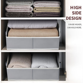 Homsorout foldable storage bins save space when not in use