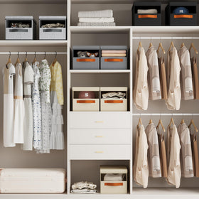 Homsorout front handle design provides easy access and portability for storage