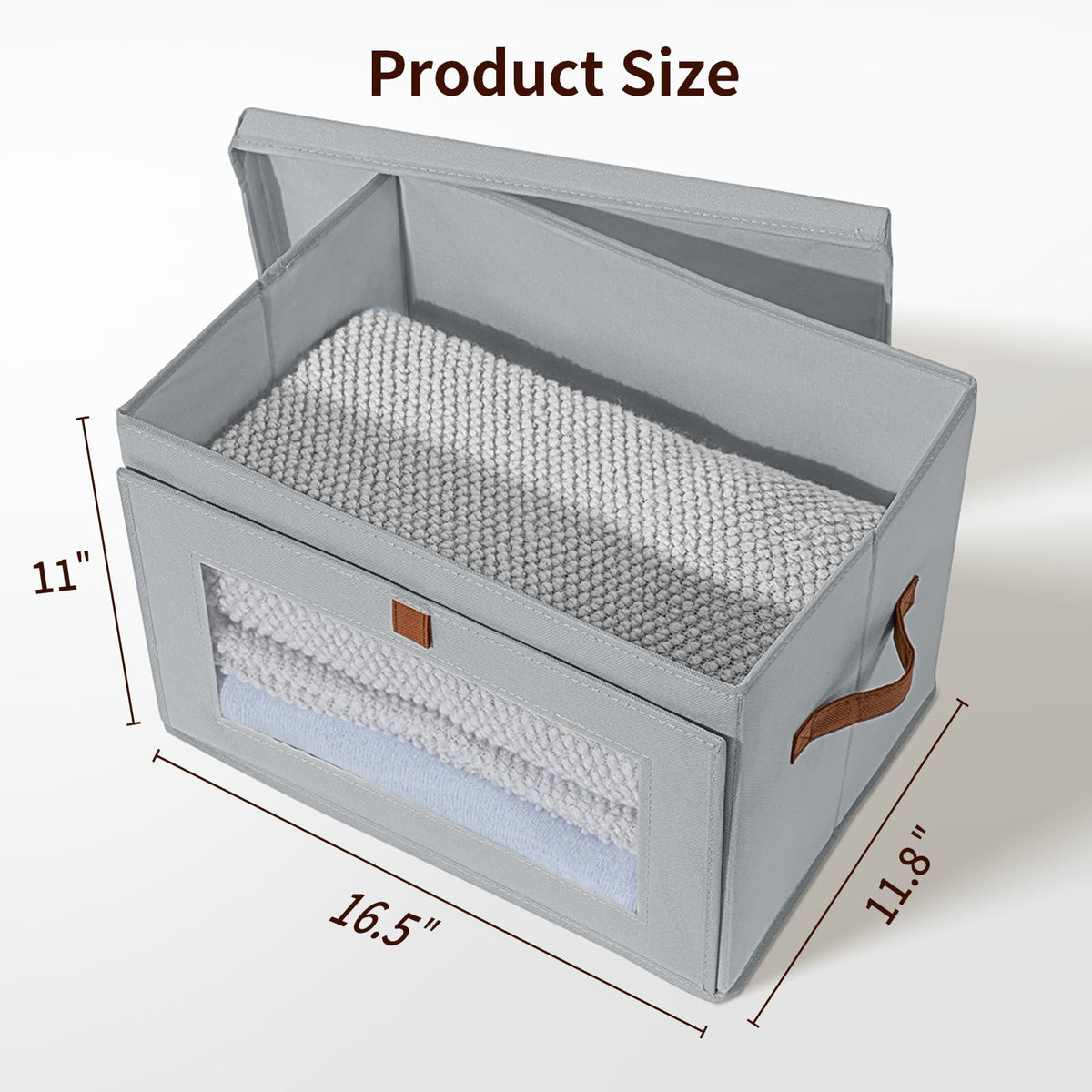 Homsorout closet storage with sturdy PP board inner structure for resilience