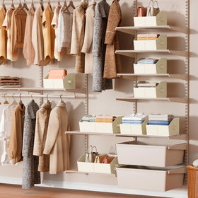 Homsorout bin folded for compact storage and space saving.