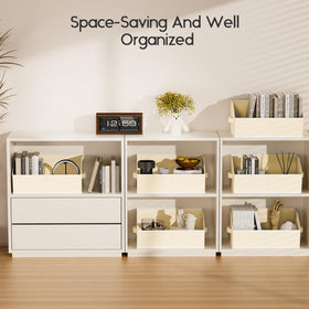 Homsorout portable bin with sturdy handles for easy transport