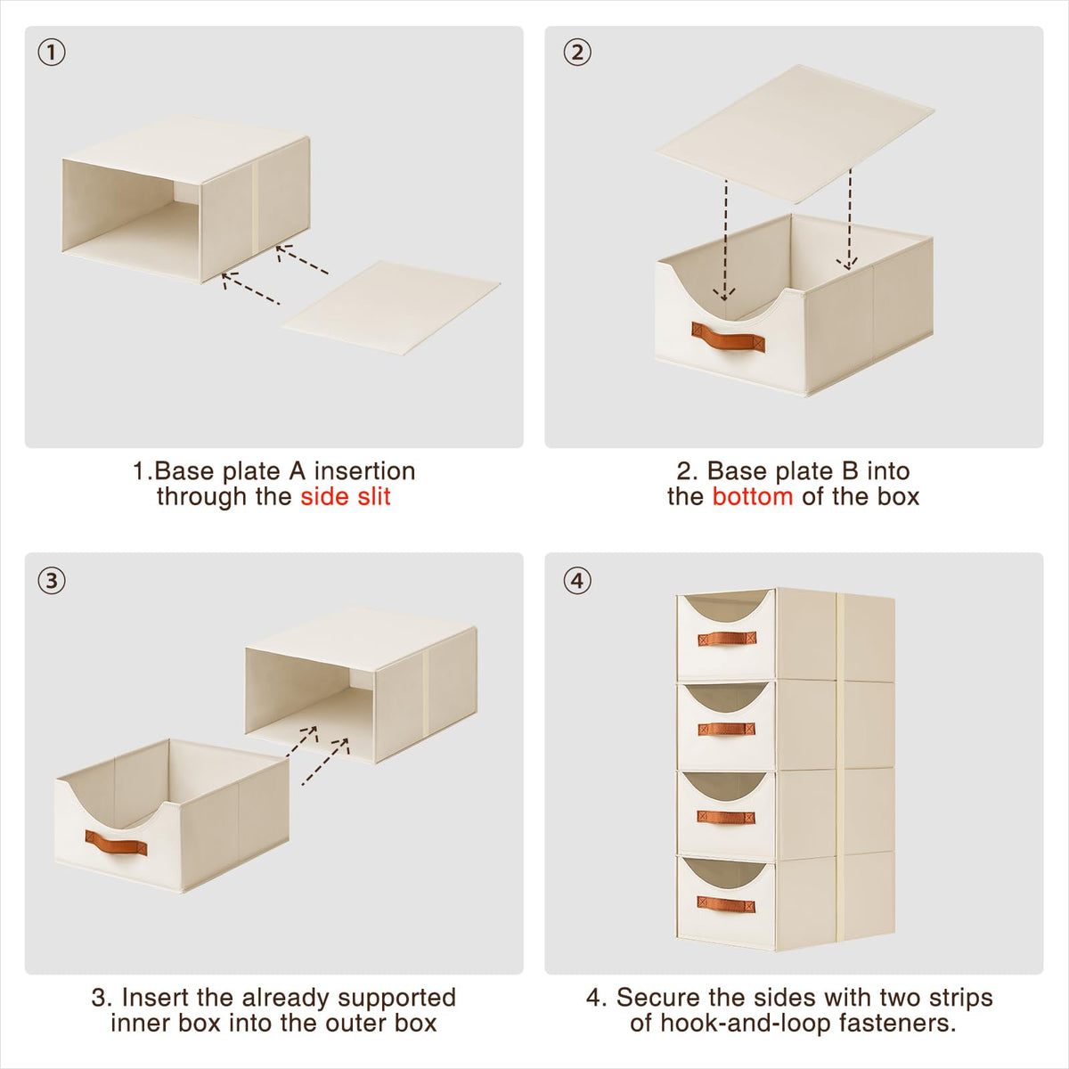 Homsorout pull-out closet drawers provide quick access in tight spaces
