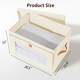 Homsorout storage bin with PP-panel reinforcement keeps shape upright.