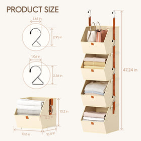 Homsorout versatile storage solution for closet, dorm, or RV use