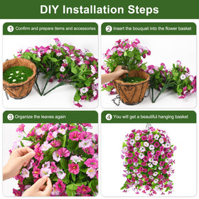 Homsunny quick 5-minute DIY assembly for instant decor setup.