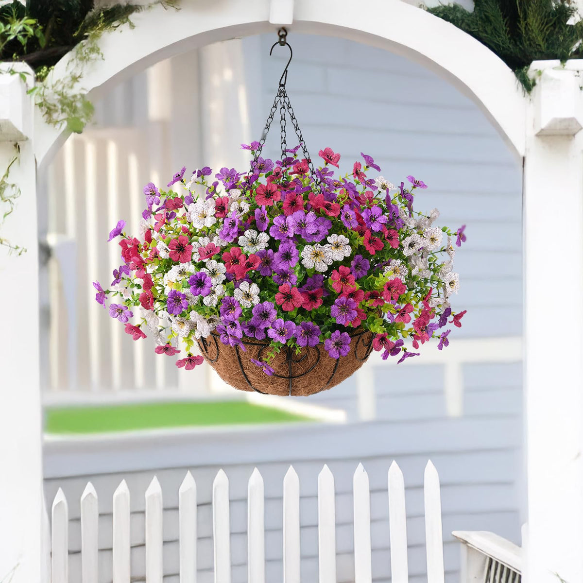 Homsunny artificial daisy ornament for outdoor spaces