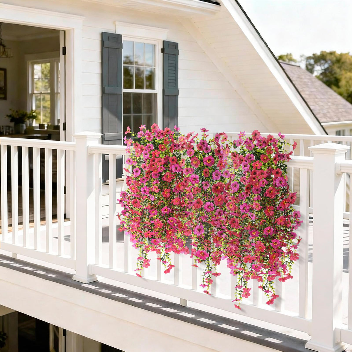 Homsunny artificial flowers feature realistic textures and bendable stems for easy arrangement.