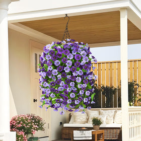 Homsunny coconut lining and metal chain ensure sturdy hanging