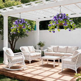 Homsunny easy-care garden decor for porch, balcony, or yard.