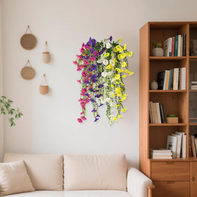 Homsunny eucalyptus leaves add natural texture to faux arrangements.