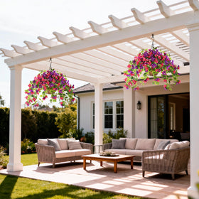 Homsunny multi-space decor idea for patio, balcony, garden or yard.