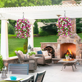 Homsunny multipurpose decor suitable for patio, balcony, garden, or porch.