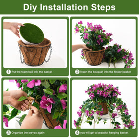 Homsunny outdoor decoration for porch and garden offers versatile, maintenance-free styling.