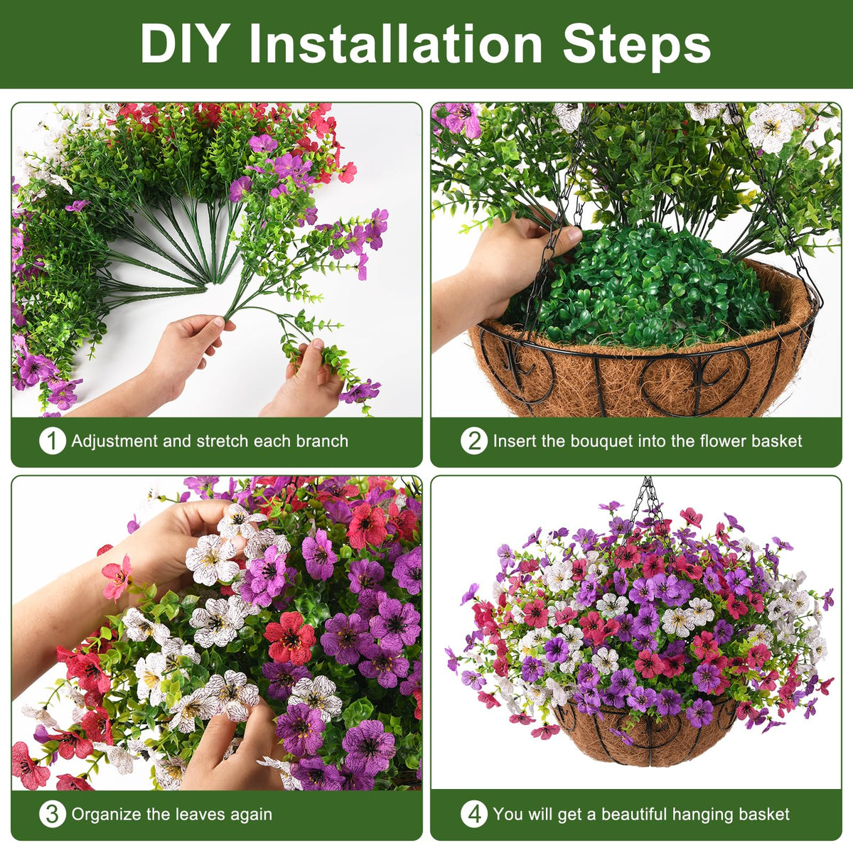 Homsunny patio decor daisy set delivers year-round color