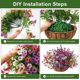 Homsunny patio decor daisy set delivers year-round color